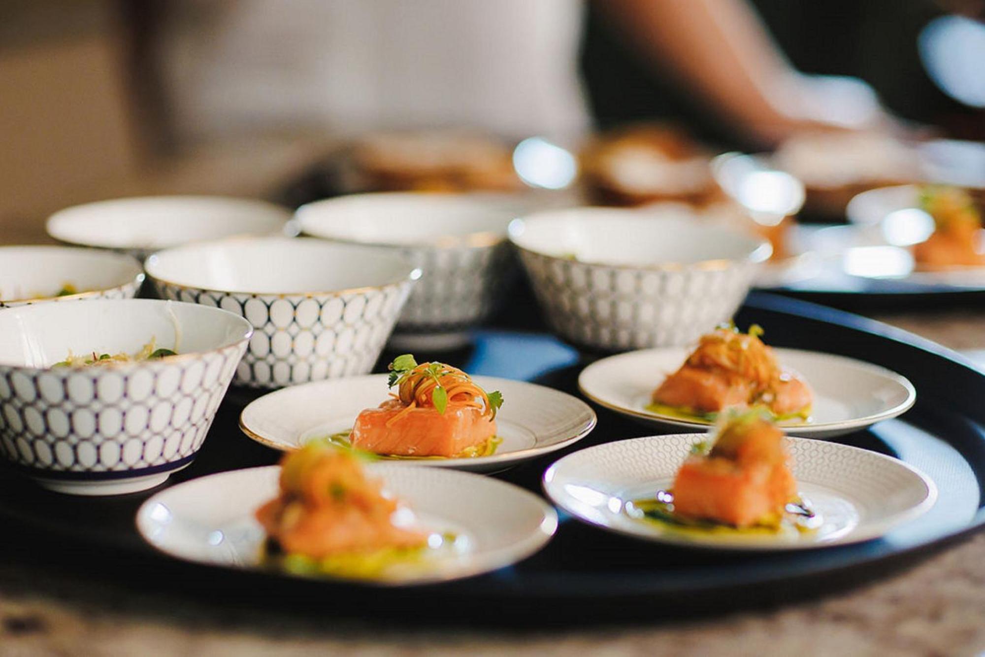 Stock Exchange Hotel, Manchester, Autograph Collection Екстер'єр фото Salmon prepared for a party